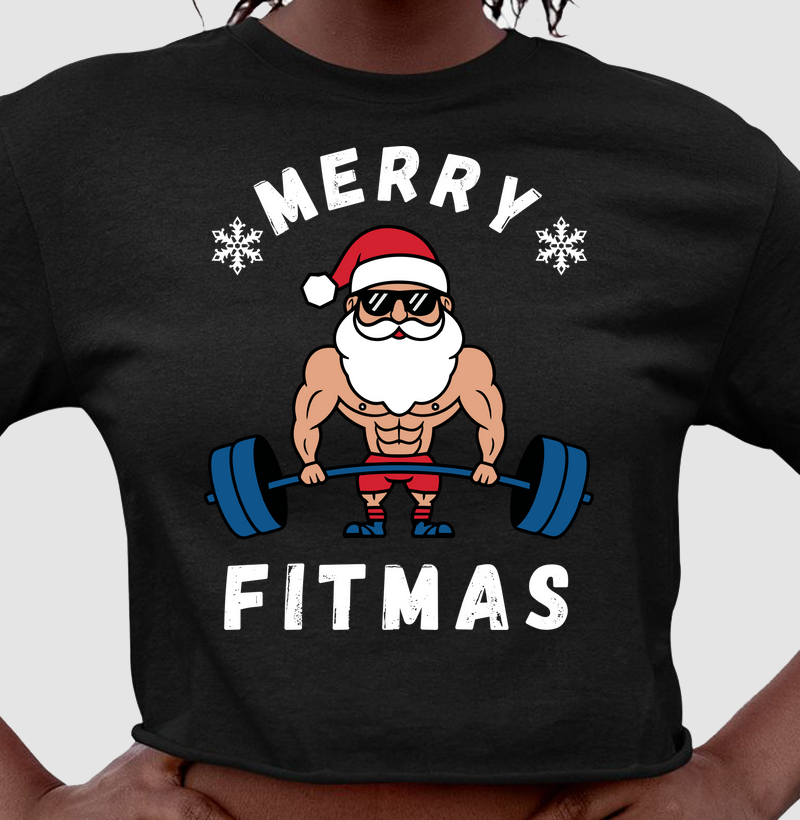 Merry Fitmas Papai Noel bombado