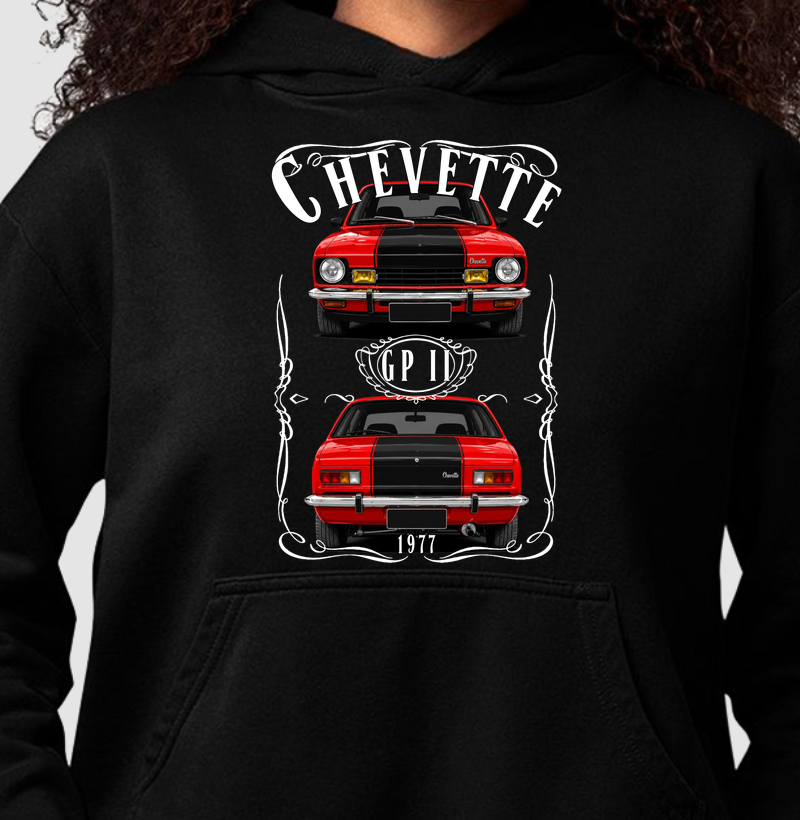 Moletom com capuz Chevette vintage