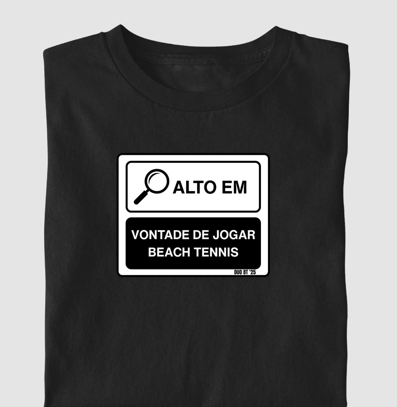 Alto Em Vontade De Jogar Beach Tennis