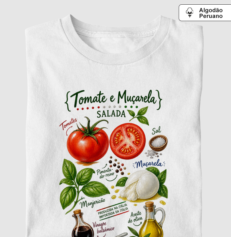 Camiseta Tomate & Muçarela