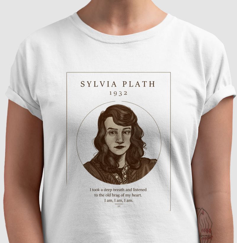 Sylvia Plath Old Card