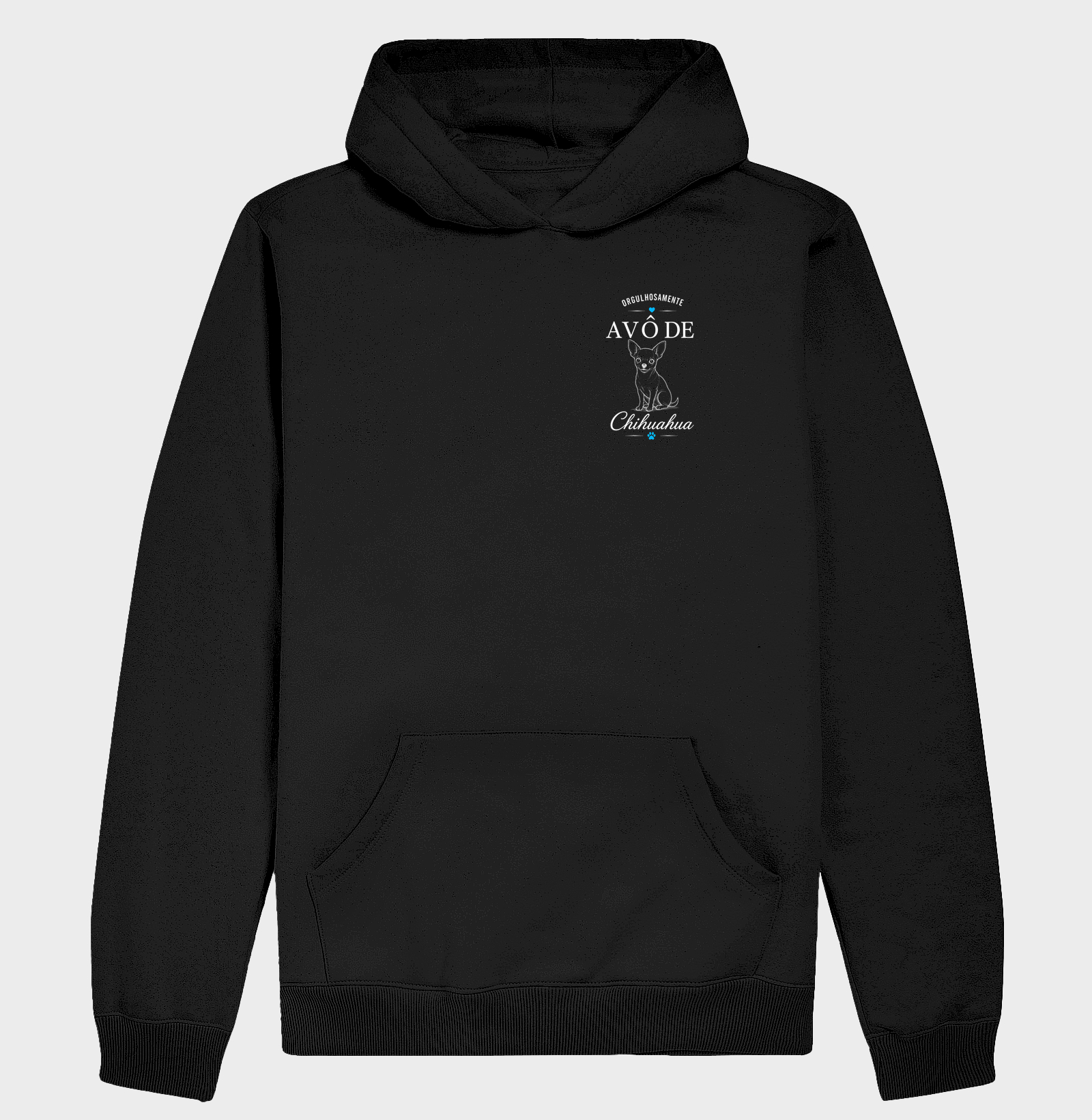 Orgulhosamente Avô de Chihuahua - Hoodie Moletom