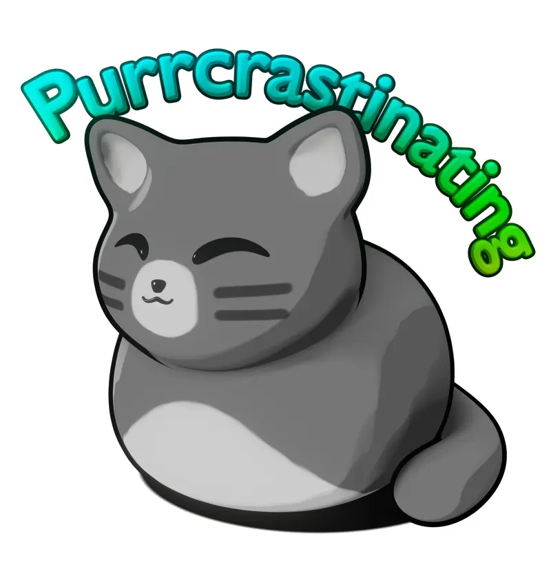Purrcrastinating