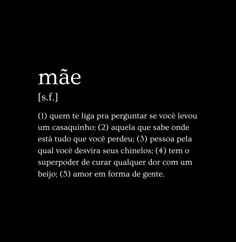 Definição Mãe