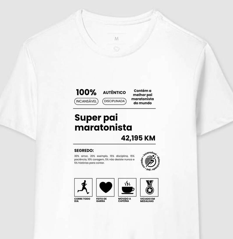 Camiseta Corrida - Super Pai Maratonista