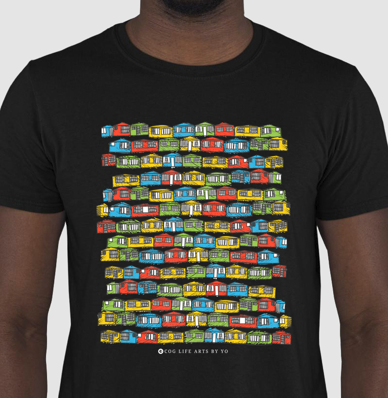 Camiseta Adulto Casinhas by Johannes Cruzué