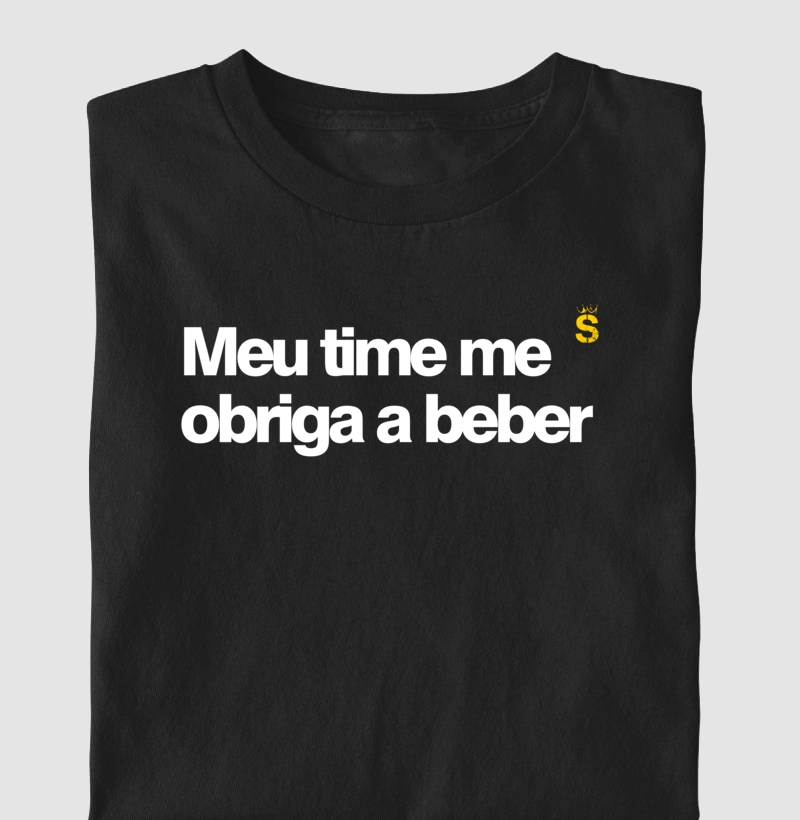 Meu time me obriga a beber