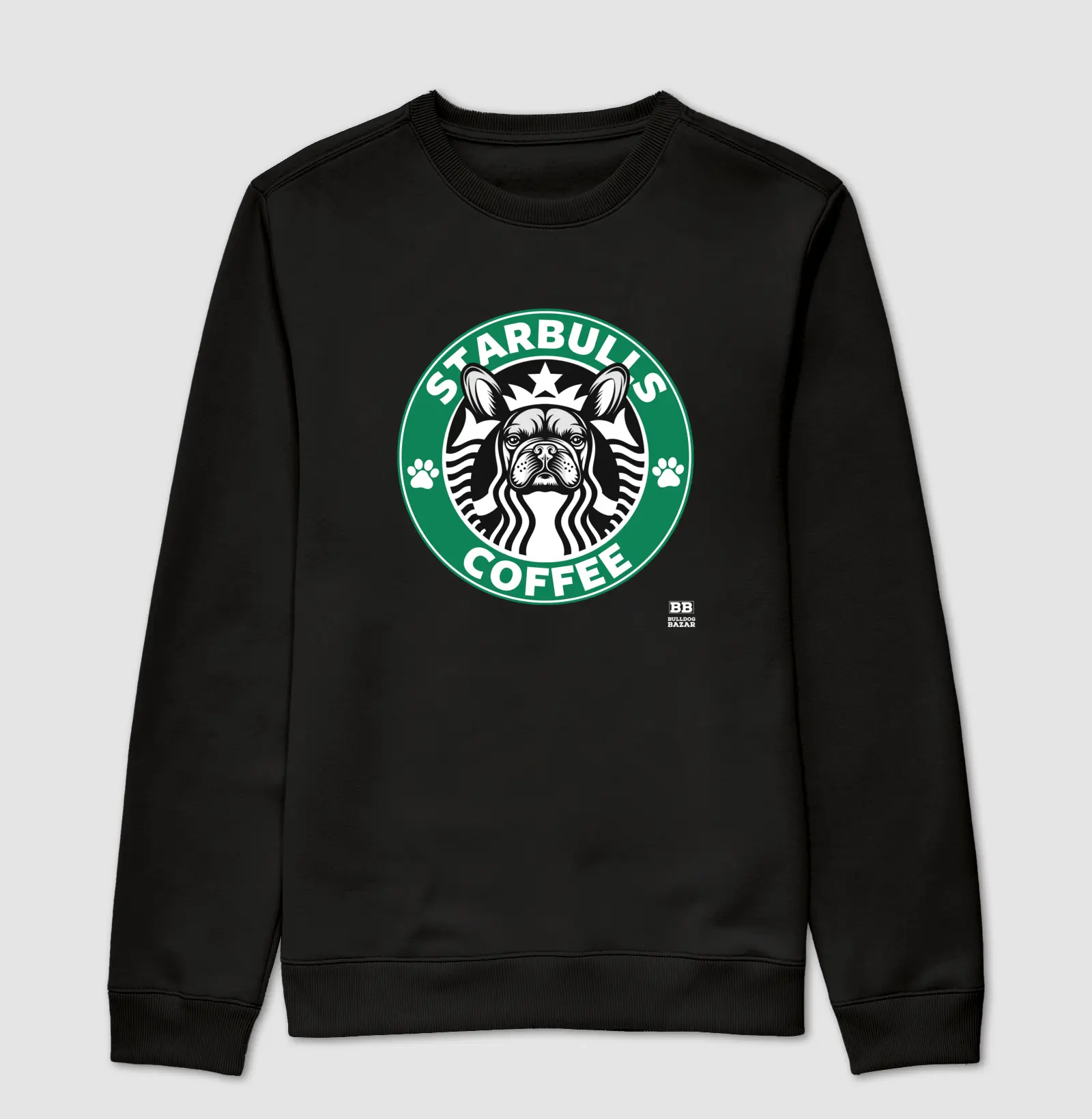 Sueter Bulldog Frances "StarBulls Coffee"