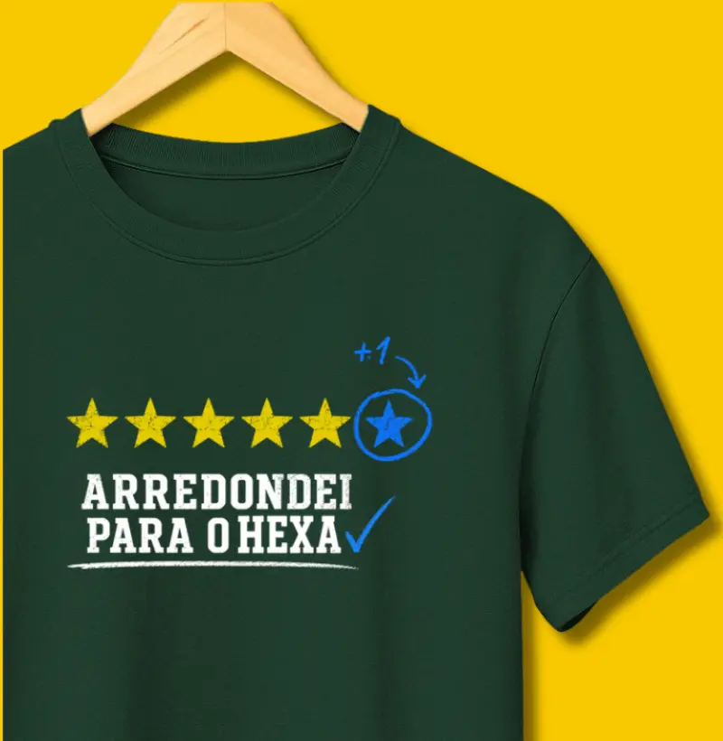 Camiseta | Correção do Hexa 