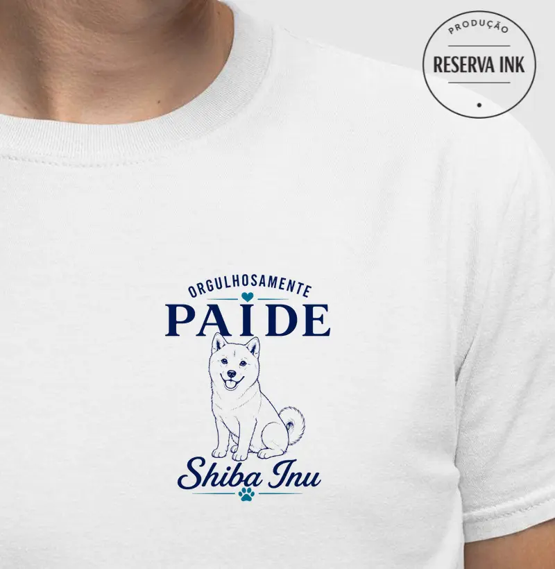 Orgulhosamente Pai de Shiba Inu
