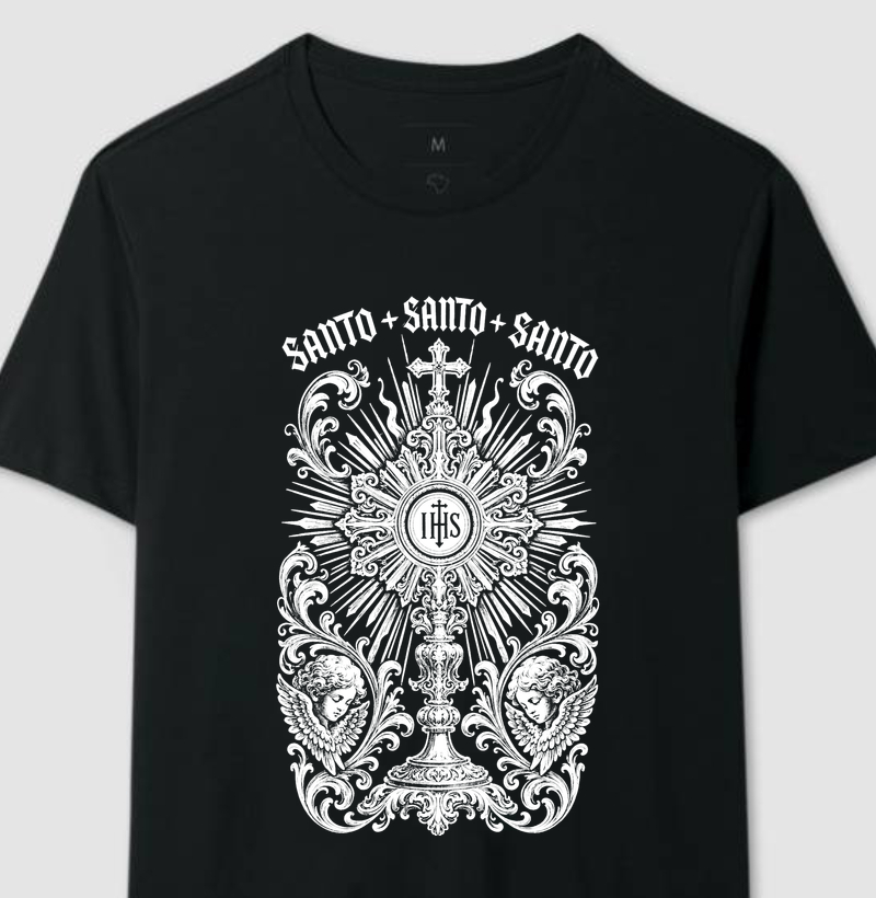Santo Santo Santo Ostensório - Camiseta