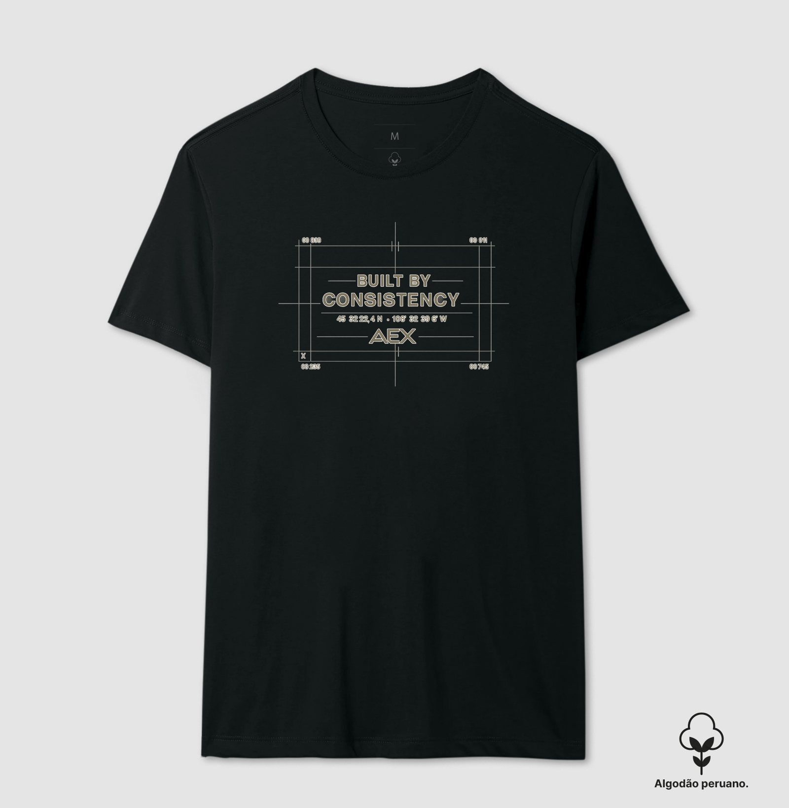 T-shirt Peruano Built By Consistency