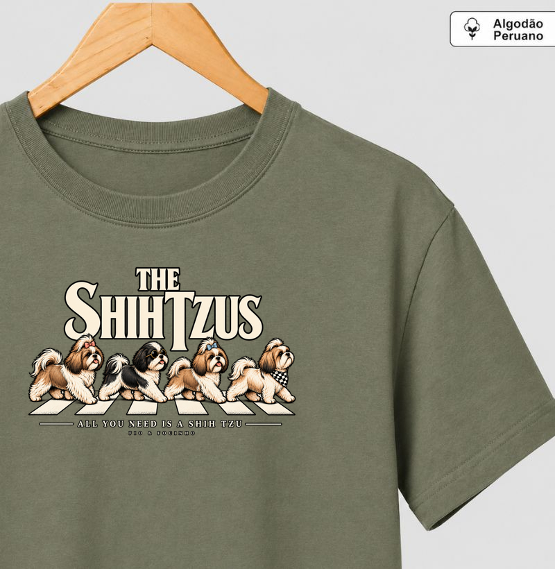 The Shih Tzus - Camiseta Algodão Peruano