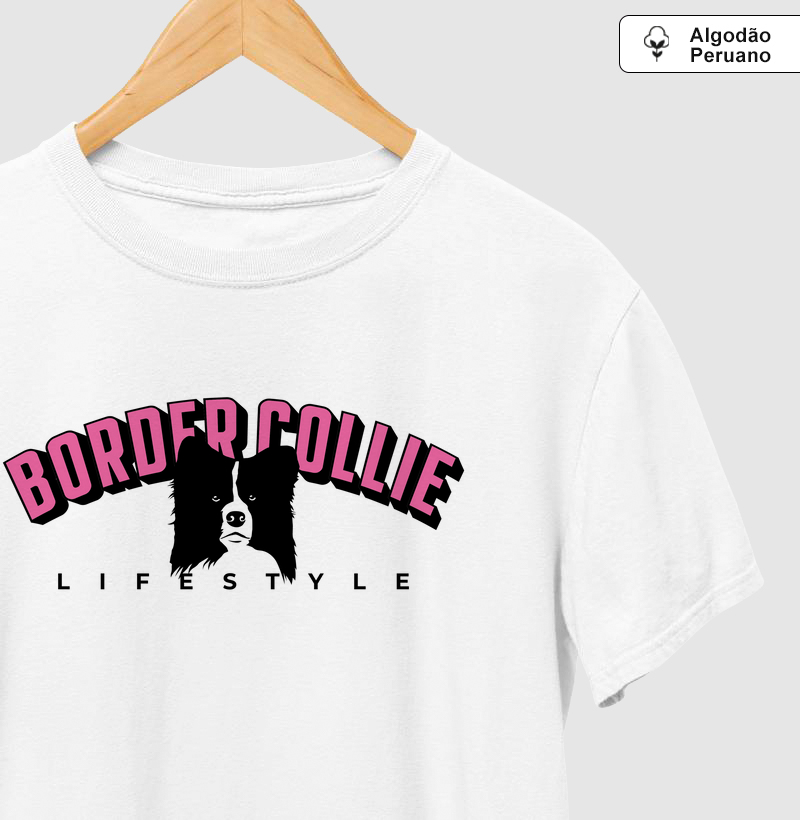 Border Collie Lifestile Rosa Cabeça 