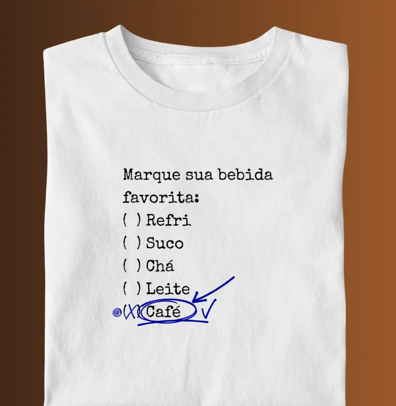 Marque sua bebida favorita