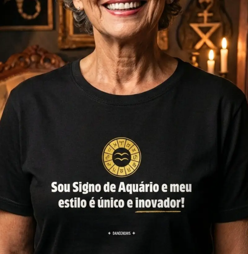 Sou Signo de Aquário e meu estilo é único e inovador