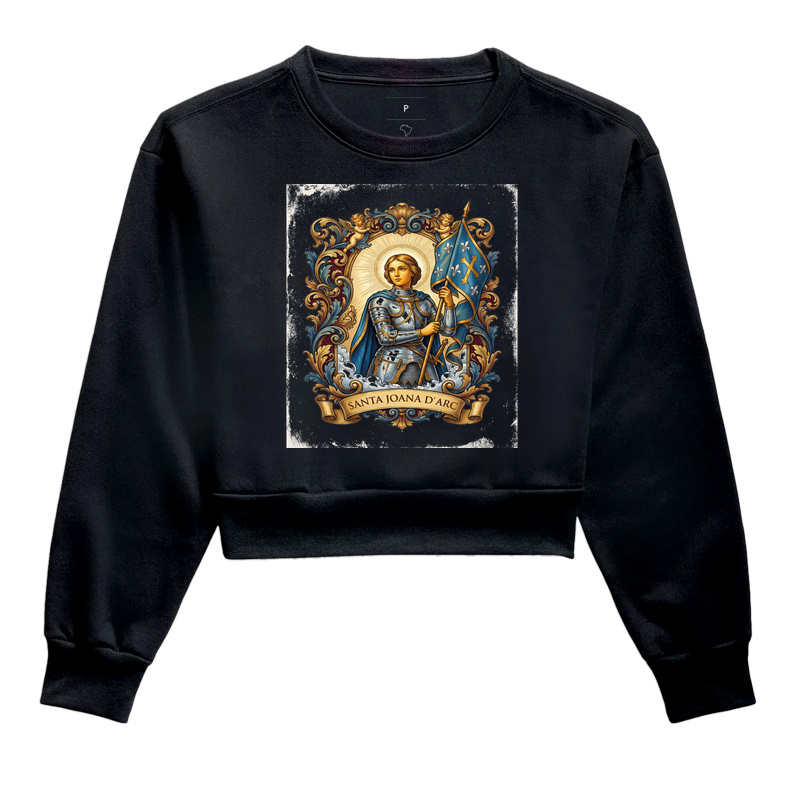 Santa joana Darc - Cropped Moletom