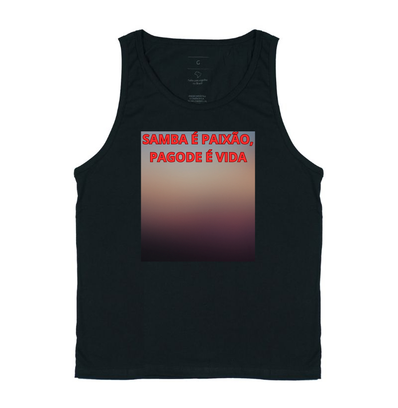 camiseta samba é paixão, pagode é vida 