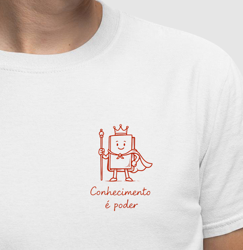 Camiseta | Conhecimento é poder