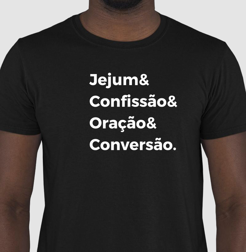 Jejum, confissão, oração e confissão