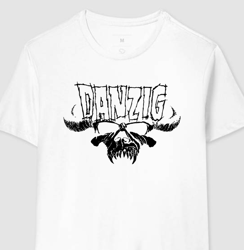 Danzig Logo - Camiseta Clara