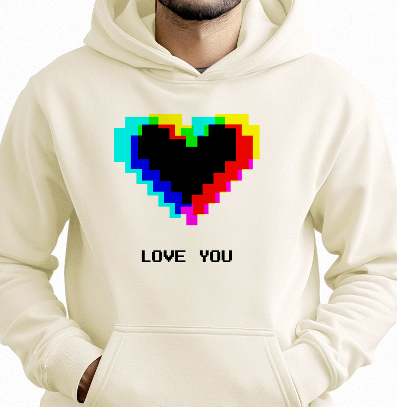 LOVE YOU – PIXEL HEART