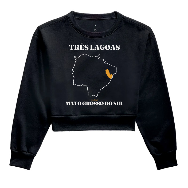 Três Lagoas | Legado MS - Cropped Moletom