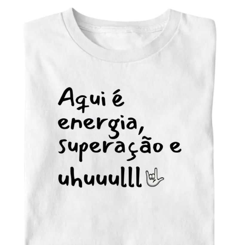 Aqui é energia e superação
