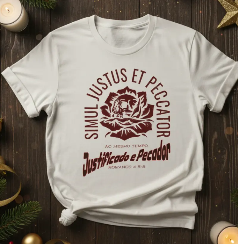 OVERSIZED: "SIMUL JUSTUS ET PECCATOR – JUSTO E PECADOR"
