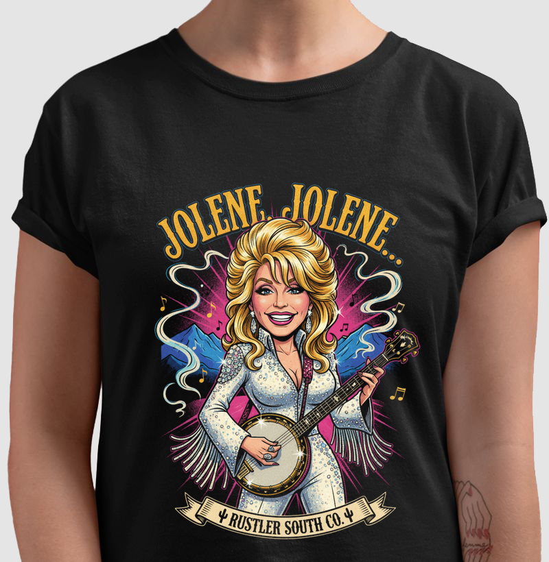 Camiseta Jolene Jolene – Country Queen Banjo