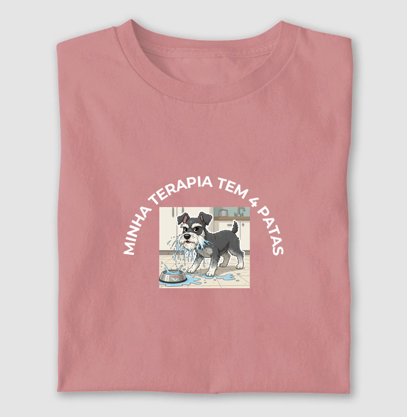 SCHNAUZER TERAPIA - Camiseta