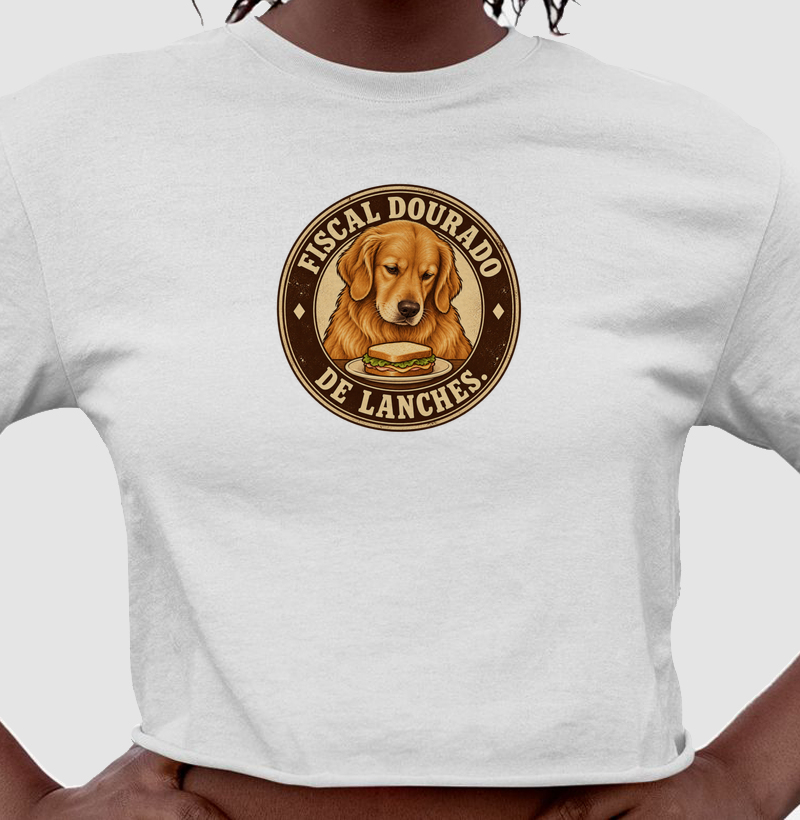 Fiscal dourado de lanches. - Cropped