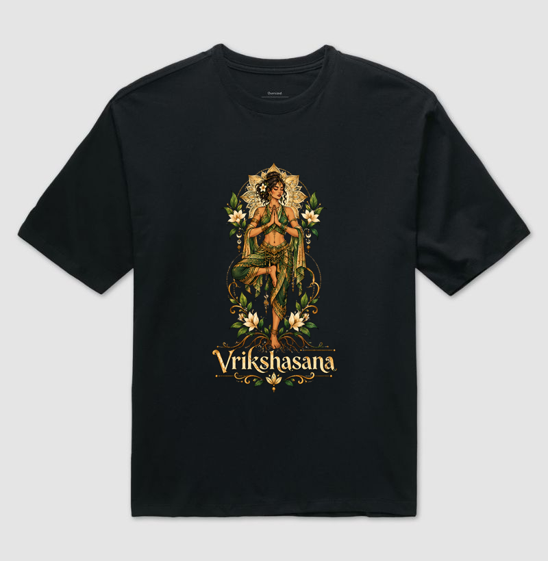 Vrikshasana - Camiseta Oversized
