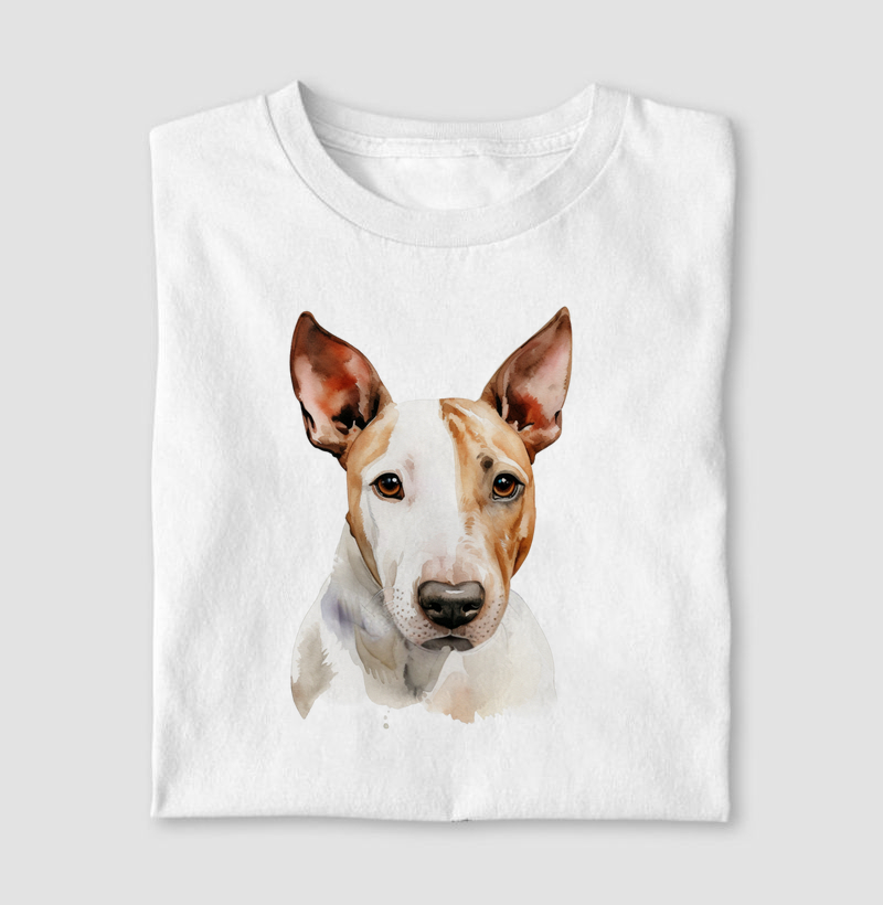 Bull Terrier aquarela