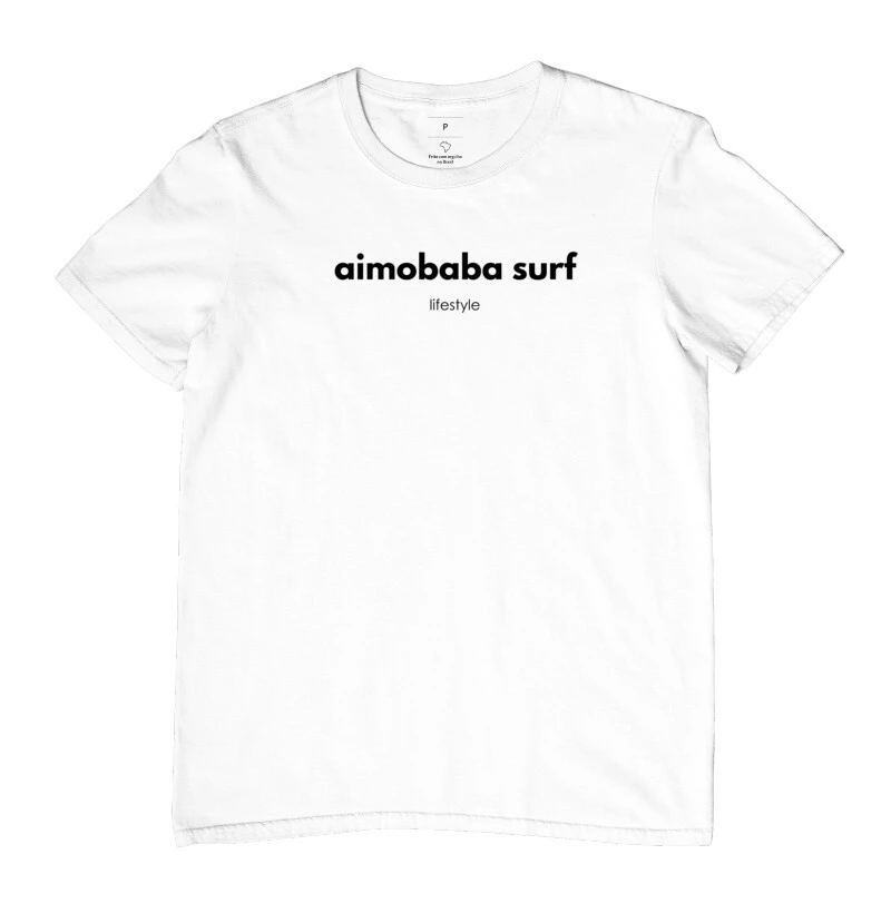 Camiseta Aimobaba Surf lifestyle branca