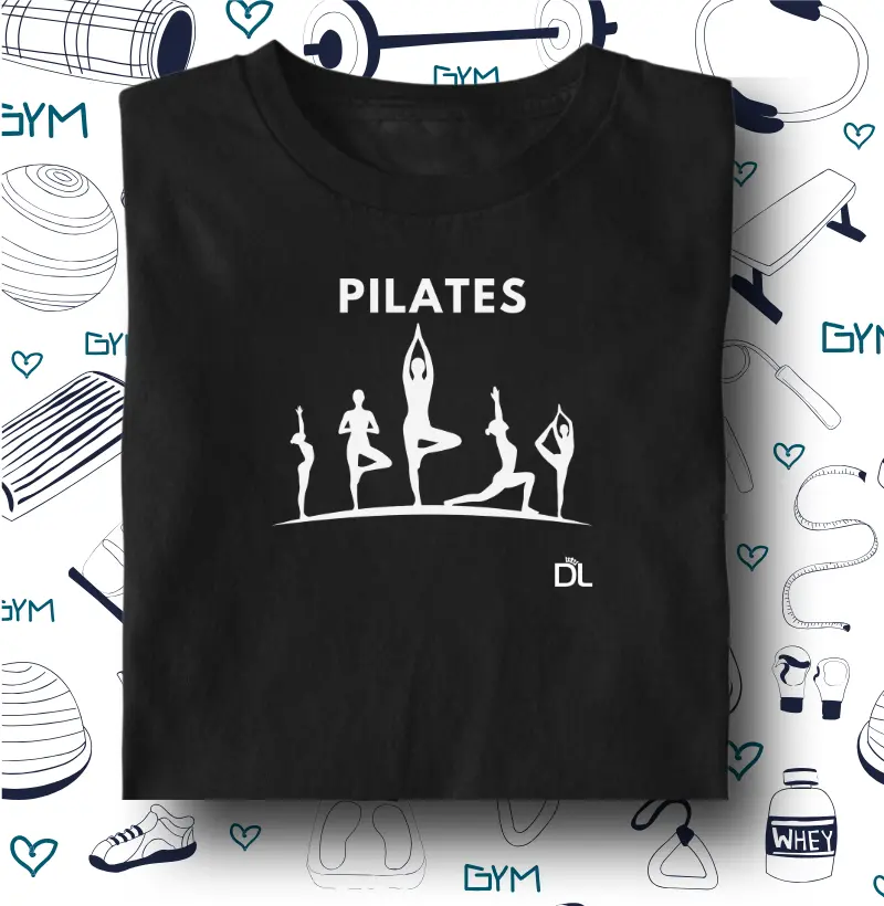 Pilates é vida - Camiseta Algodão Peruano