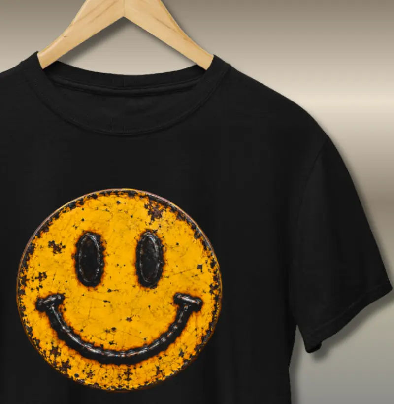 Welded Smile Emoji - Camiseta