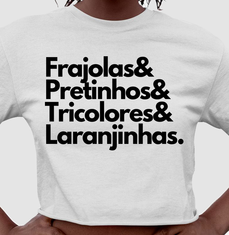 Frajolas & Pretinhos & Tricolores & Laranjinhas.
