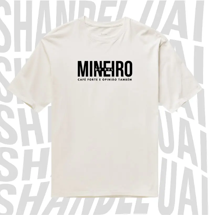 Mineiro(a) do sul  - Camiseta Oversized