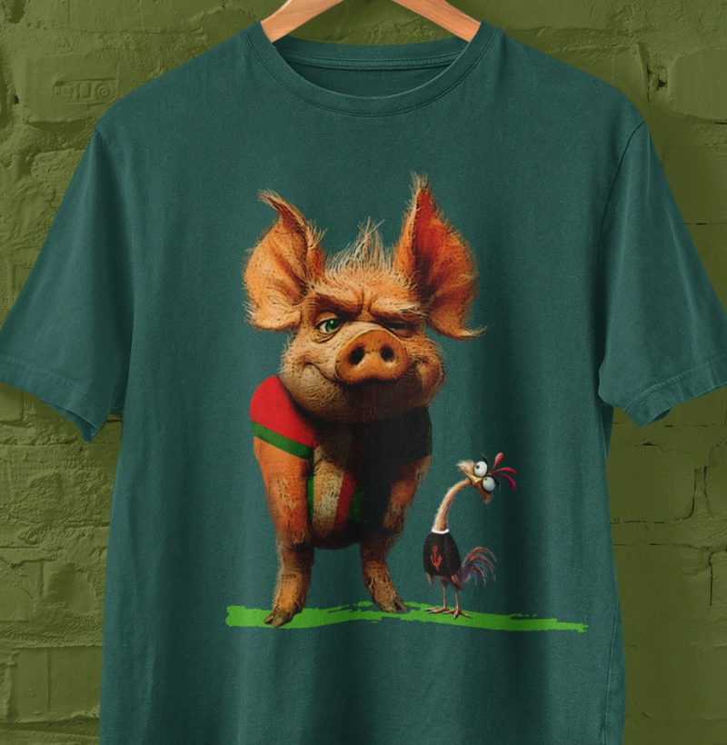 O Porco e a galinha (Desc. abaixo no PIX)