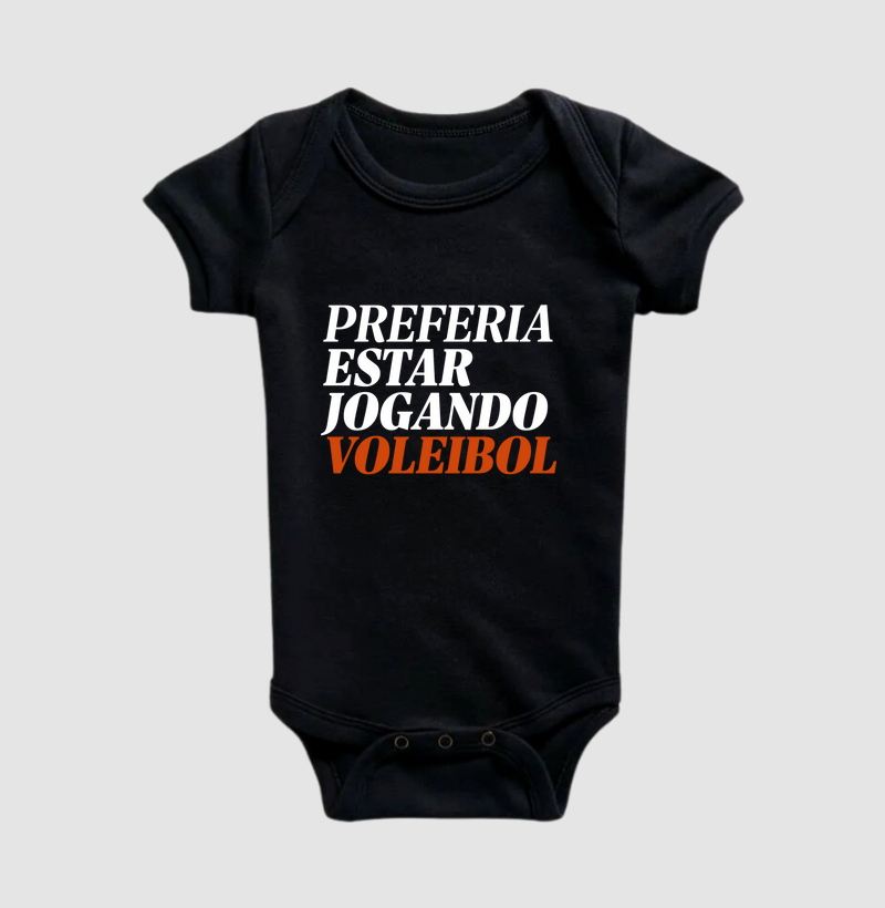 Preferia estar jogando voleibol