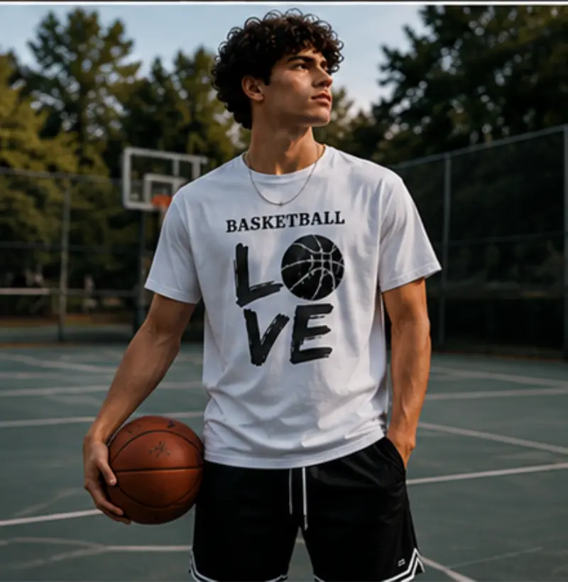 Zero Easy Basketball Love — Masculina — Branca
