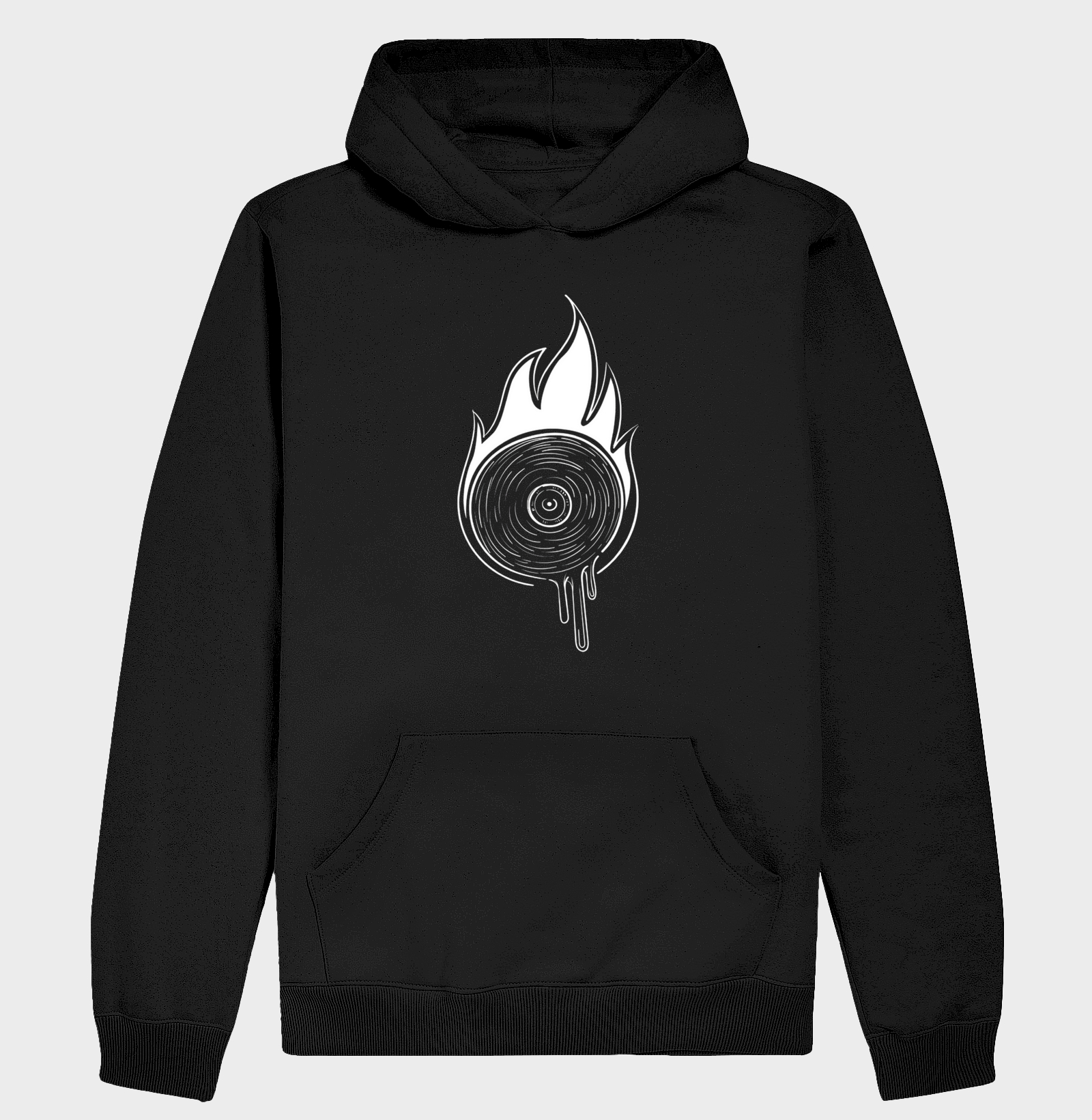 Disco pegando fogo à mão