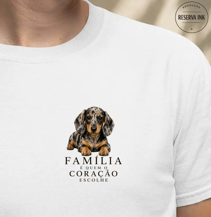 Dachshund Arlequim - Família