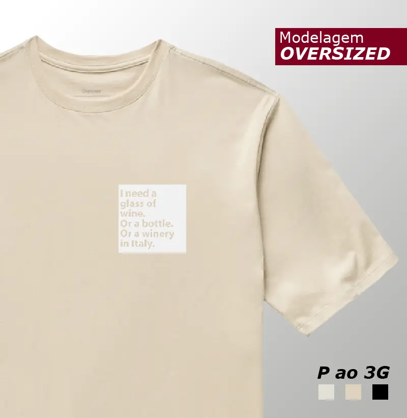 I need a glass - Bolso