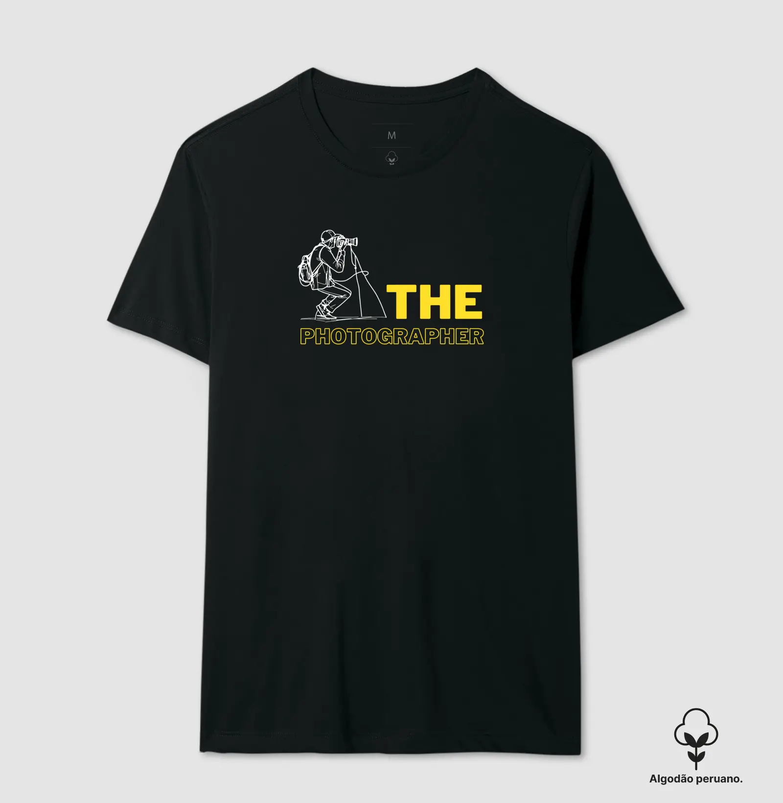 Camiseta Premium algodão Peruano, the photographer
