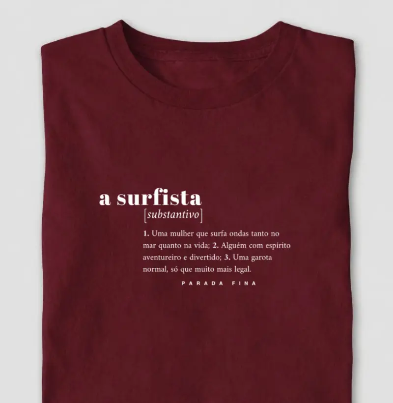 a surfista [substantivo]