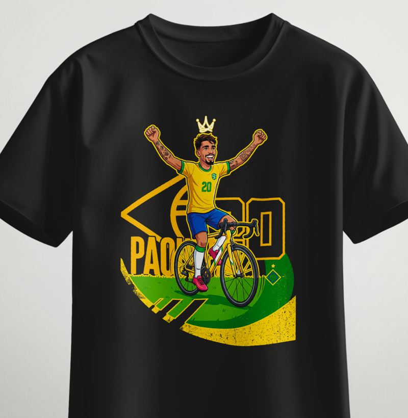 Lucas Paquetá pedalando