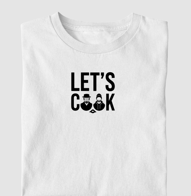 Camiseta Let's Cook – Pocket Edition