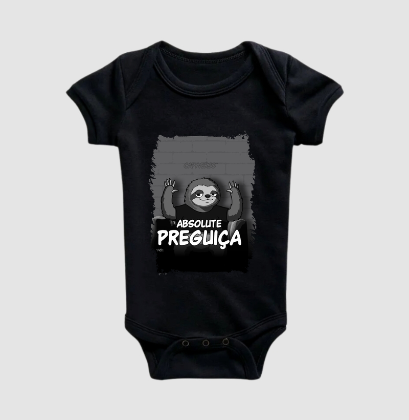 Absolute Preguiça - Body Infantil